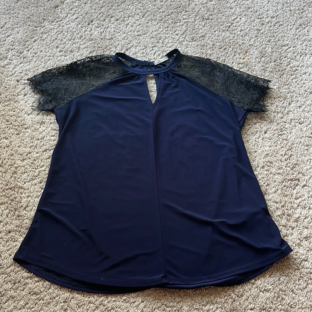 Navy blouse